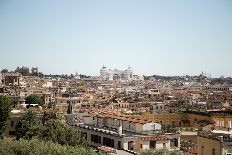 Amazing view over Rome and a tour through Villa Medici